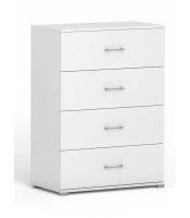 Komoda POLA 4s biala - 4 szerokości do wyboru. pojemna komoda na ubrania.